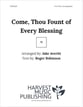 Come, Thou Fount of Every Blessing SA choral sheet music cover